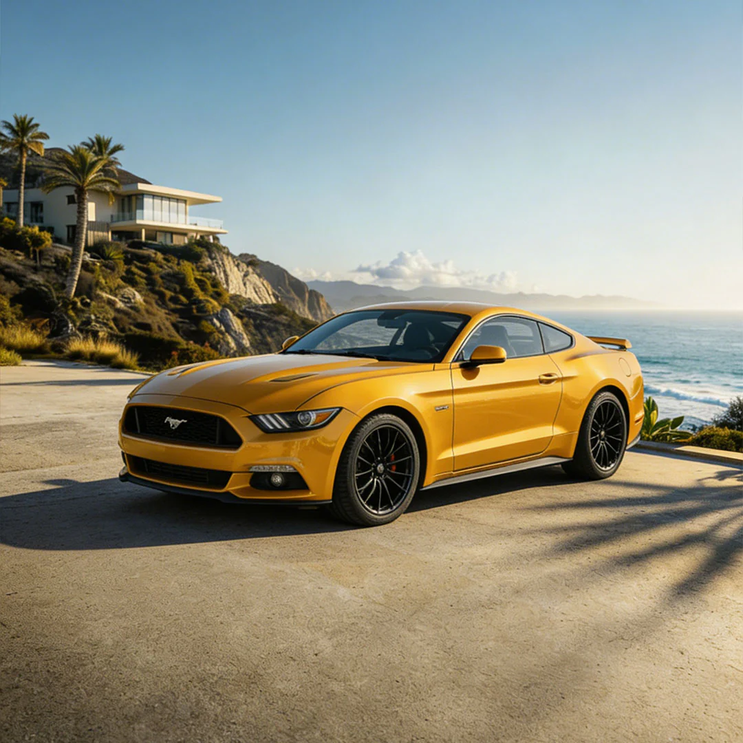 Glossy Metallic Gold Vinyl Wrap - Image 5