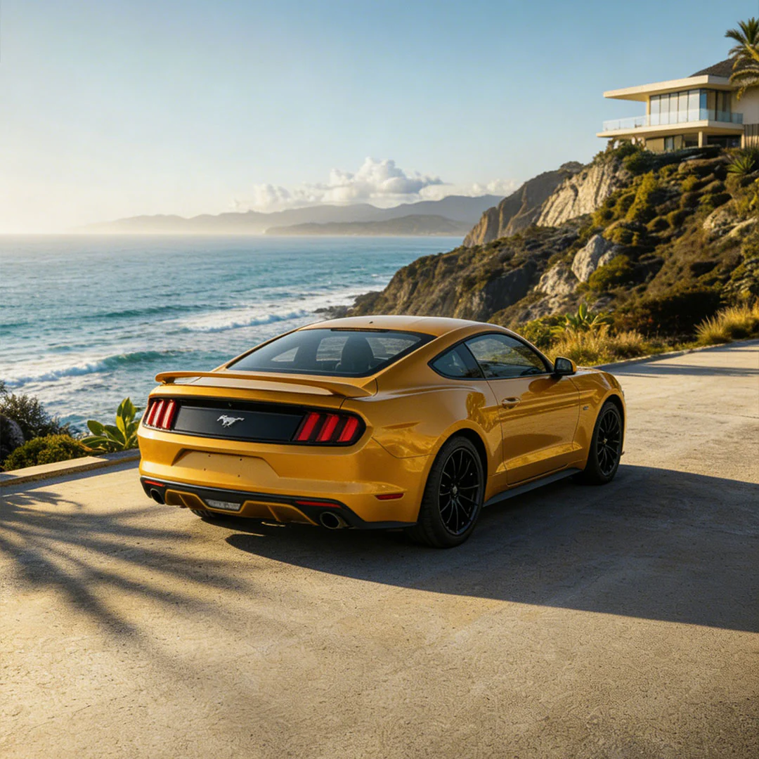 Glossy Metallic Gold Vinyl Wrap - Image 6