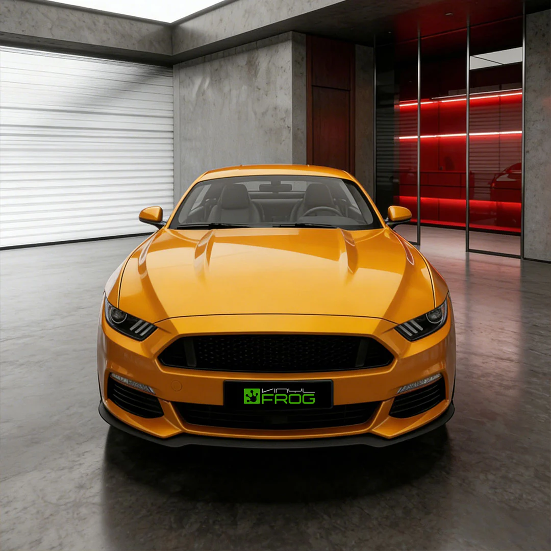 Glossy Metallic Gold Vinyl Wrap - Image 7