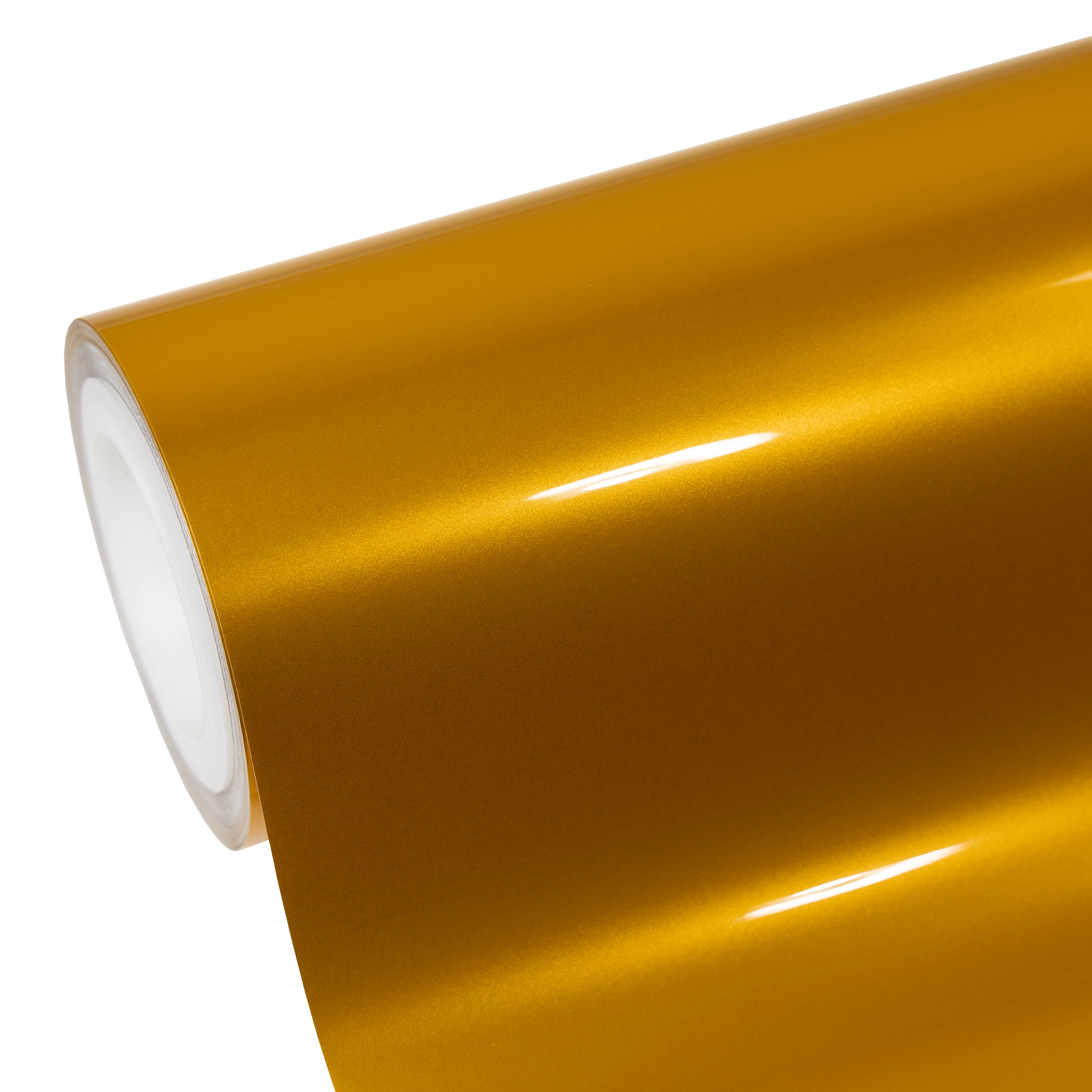 Glossy Metallic Gold Vinyl Wrap - Image 9