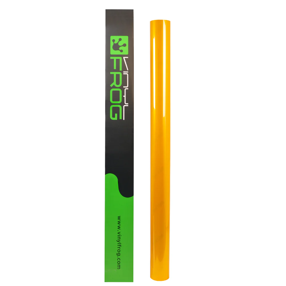 Glossy Metallic Golden Yellow Vinyl Wrap - Image 10