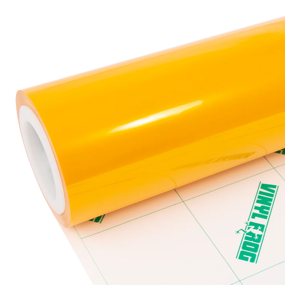 Glossy Metallic Golden Yellow Vinyl Wrap - Image 7