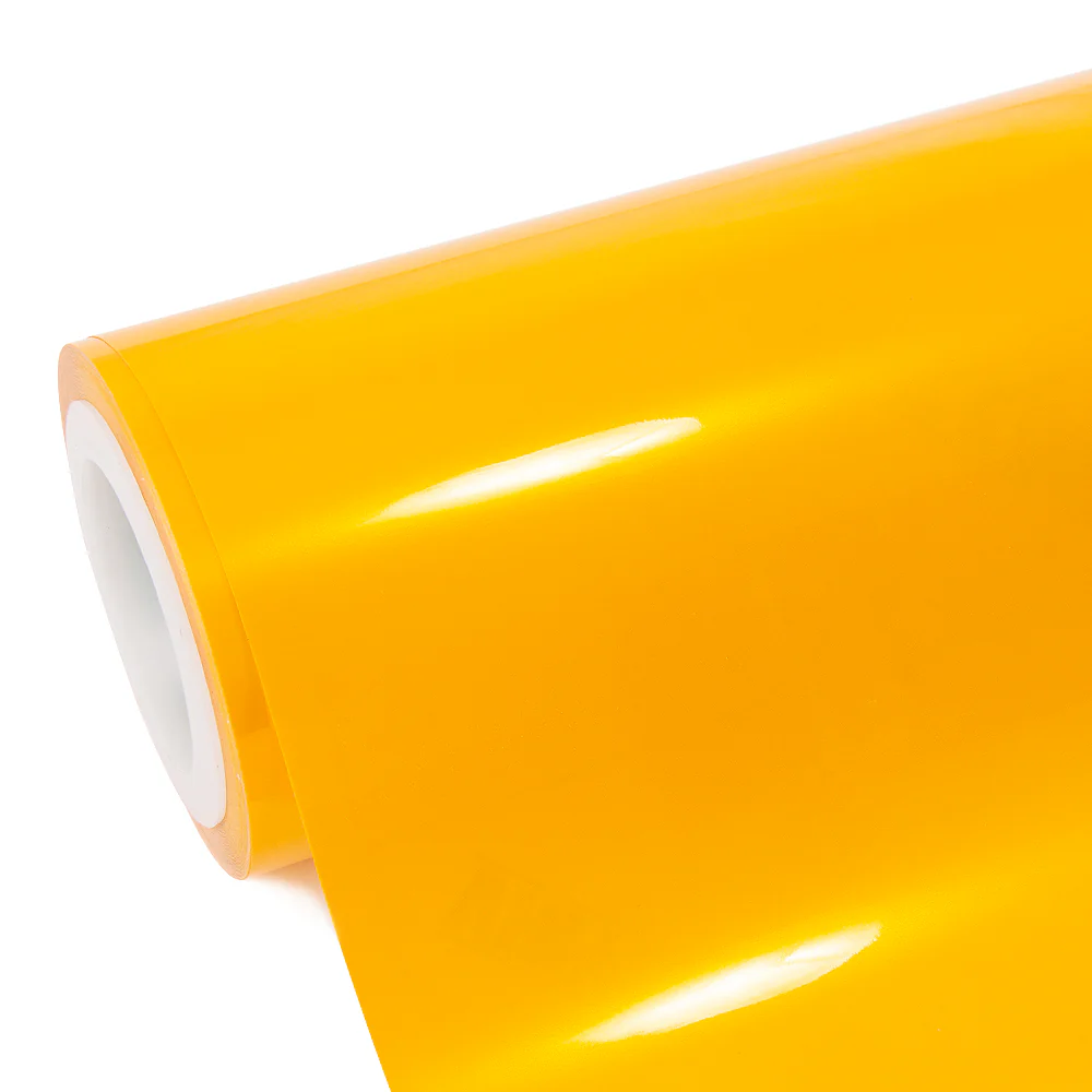 Glossy Metallic Golden Yellow Vinyl Wrap - Image 8