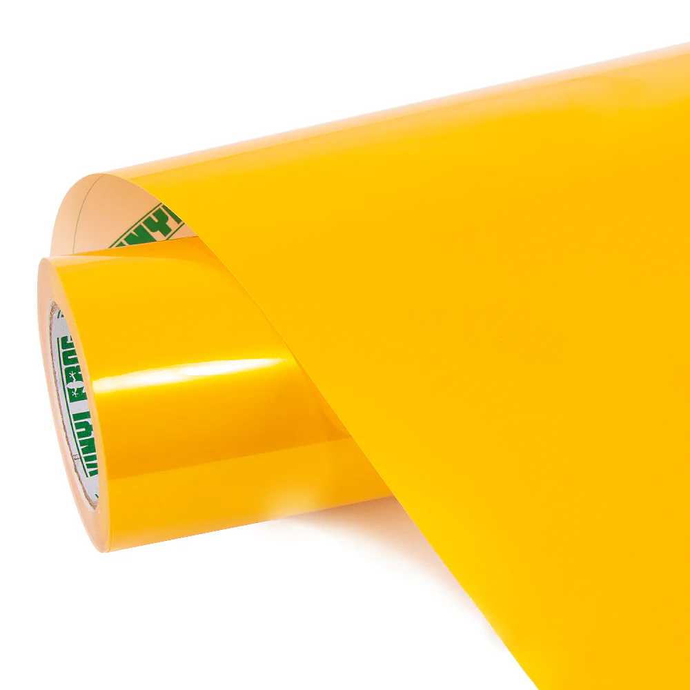 Glossy Metallic Golden Yellow Vinyl Wrap - Image 9