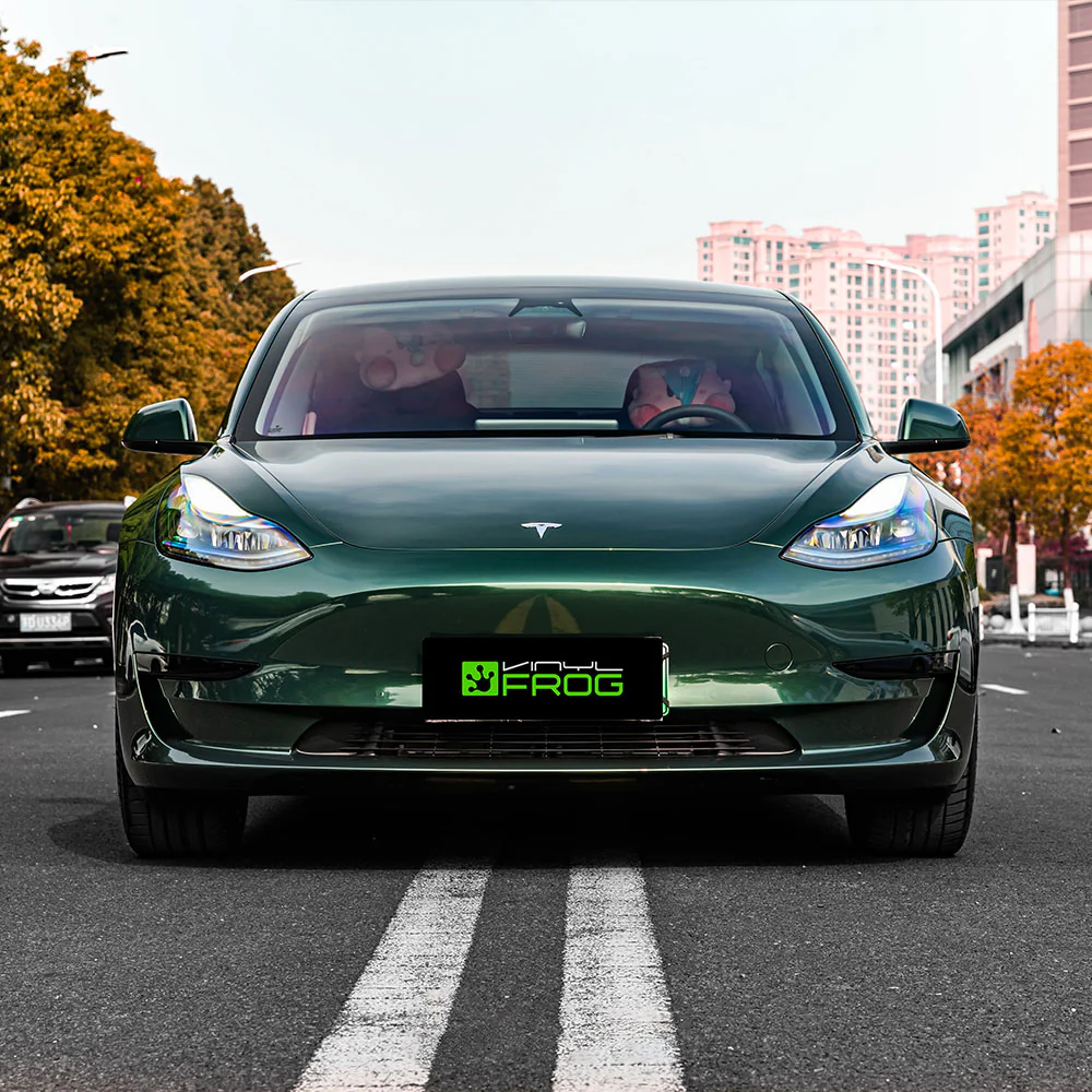 Glossy Metallic Gotland Green Vinyl Wrap - Image 3
