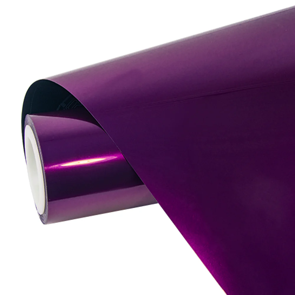 Glossy Metallic Grape Purple Vinyl Wrap - Image 10