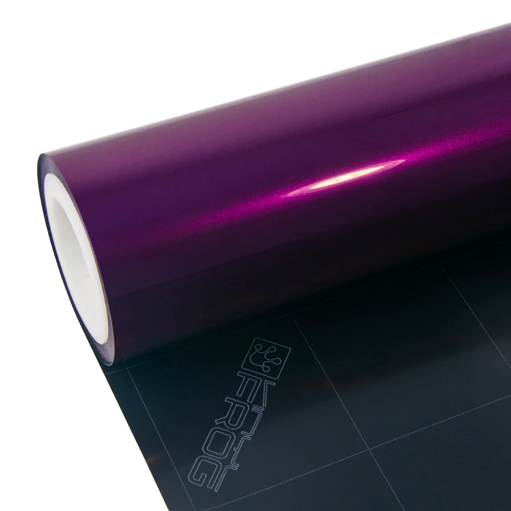 Glossy Metallic Grape Purple Vinyl Wrap - Image 8
