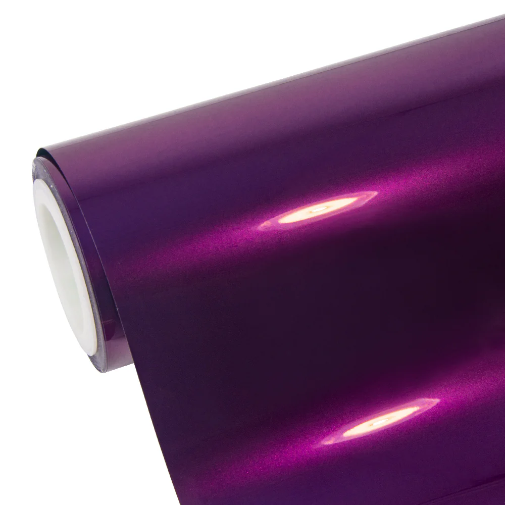 Glossy Metallic Grape Purple Vinyl Wrap - Image 9