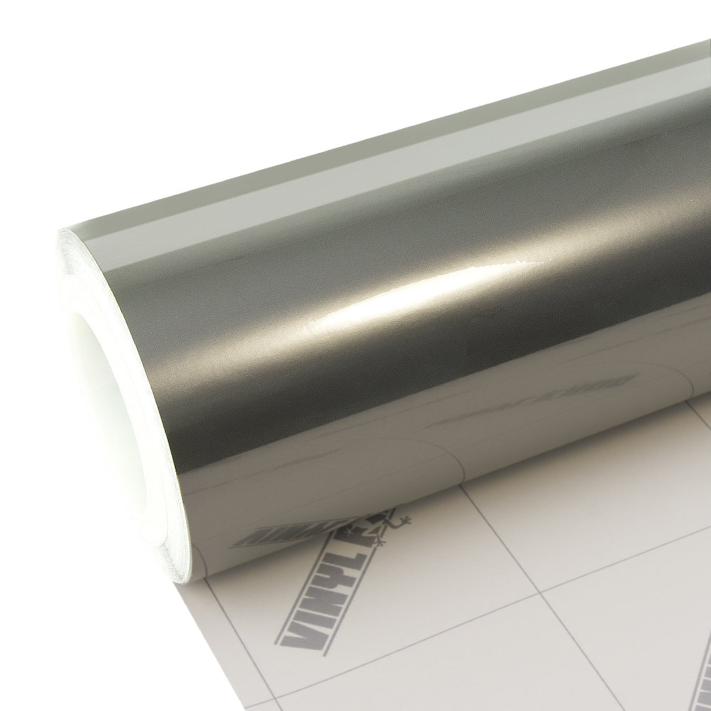 Glossy Metallic Liquid Silver Vinyl Wrap - Image 5