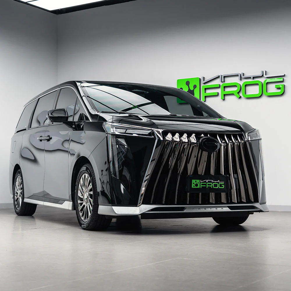 Glossy Metallic Metal Black Vinyl Wrap - Image 3