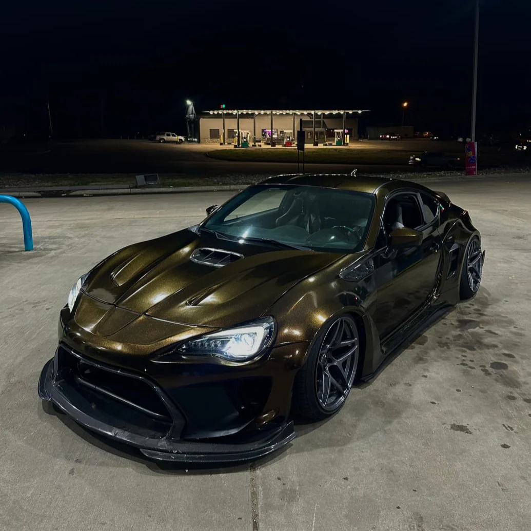 Glossy Metallic Midnight Gold Vinyl Wrap - Image 6