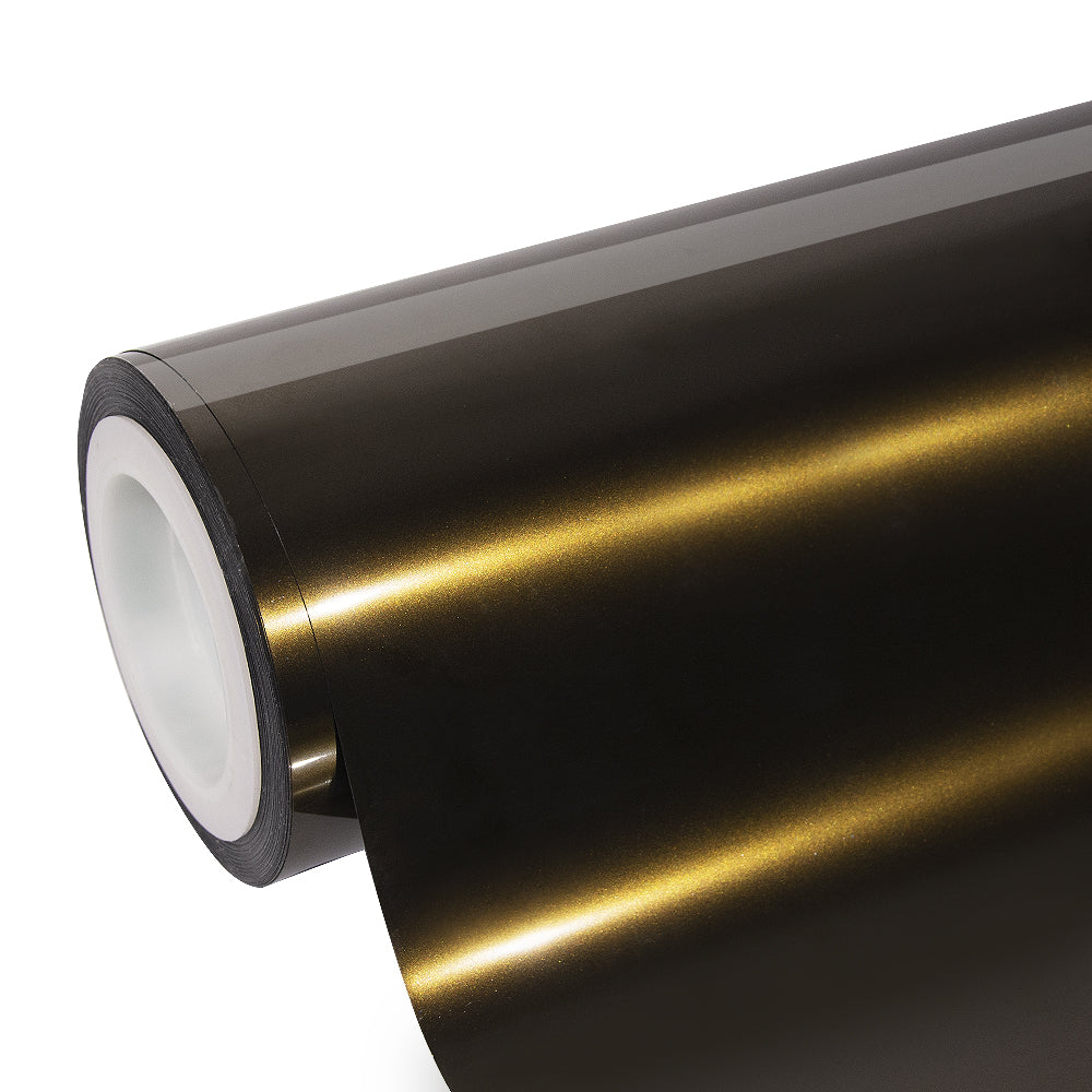 Glossy Metallic Midnight Gold Vinyl Wrap - Image 8