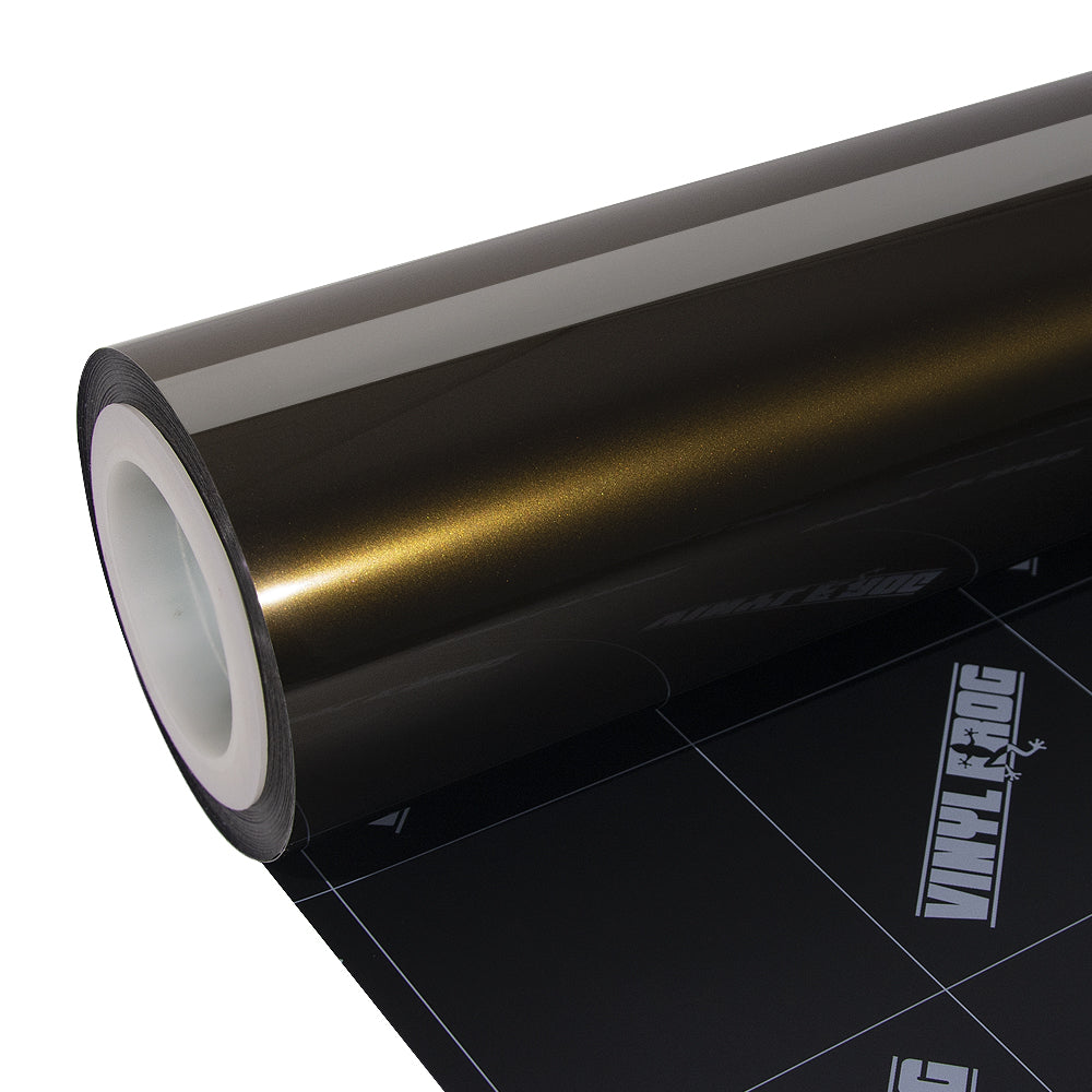 Glossy Metallic Midnight Gold Vinyl Wrap - Image 9