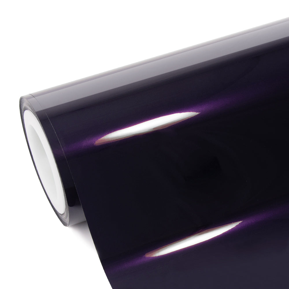 Glossy Metallic Midnight Purple Vinyl Wrap - Image 10