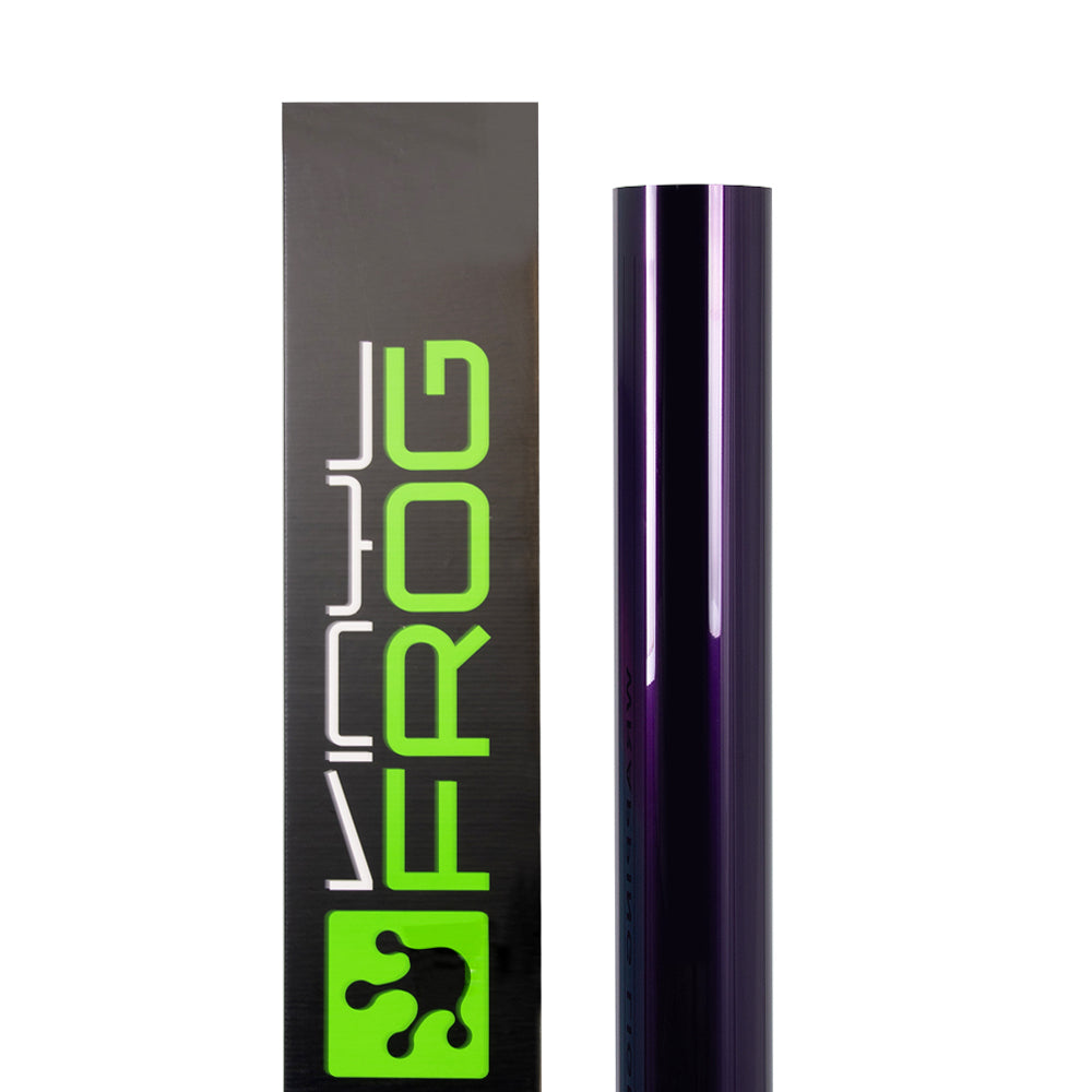 Glossy Metallic Midnight Purple Vinyl Wrap - Image 14
