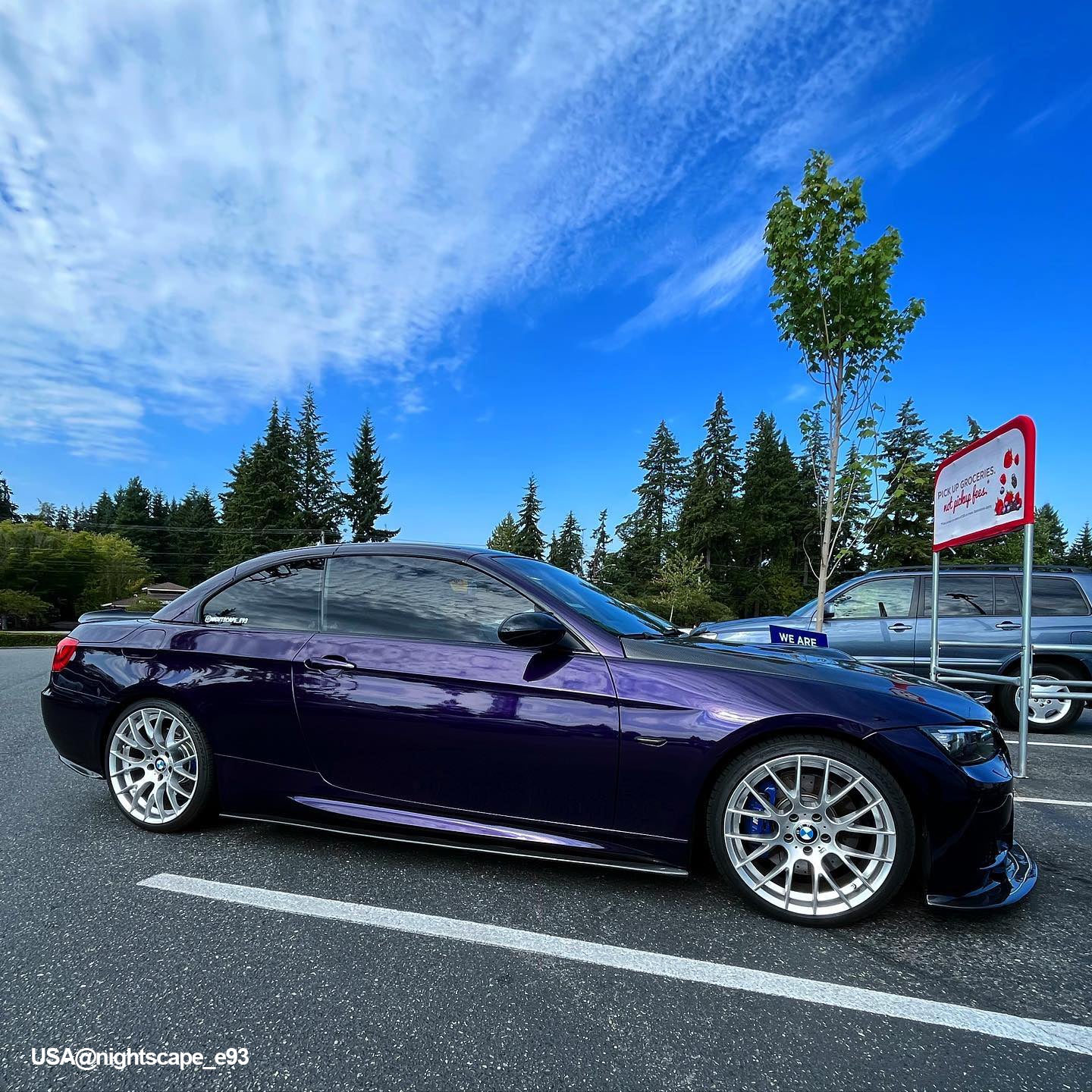 Glossy Metallic Midnight Purple Vinyl Wrap - Image 3