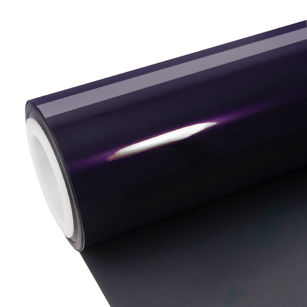 Glossy Metallic Midnight Purple Vinyl Wrap - Image 9