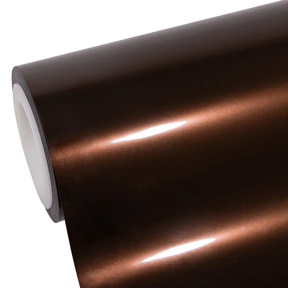 Glossy Metallic Mocha Brown Vinyl Wrap - Image 13