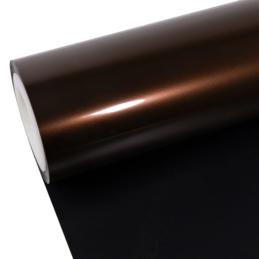 Glossy Metallic Mocha Brown Vinyl Wrap - Image 14