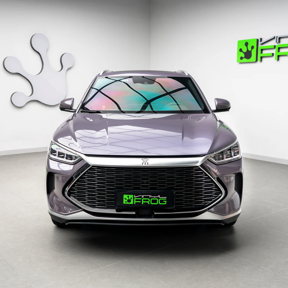 Glossy Metallic Old Lavender Vinyl Wrap - Image 2