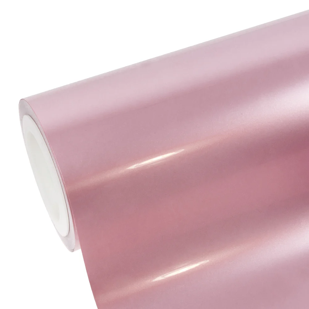 Glossy Metallic Passion Pink Vinyl Wrap - Image 4