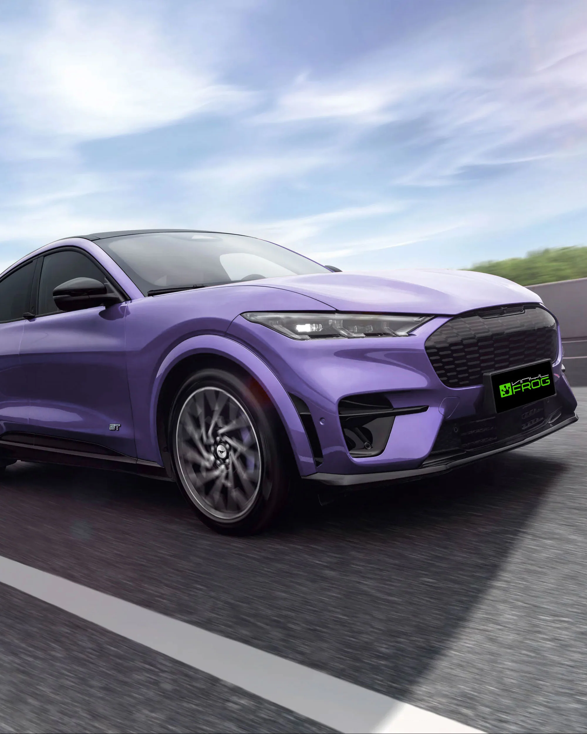 Glossy Metallic Pastel Purple Color PPF (Paint Protection Film) - Image 2