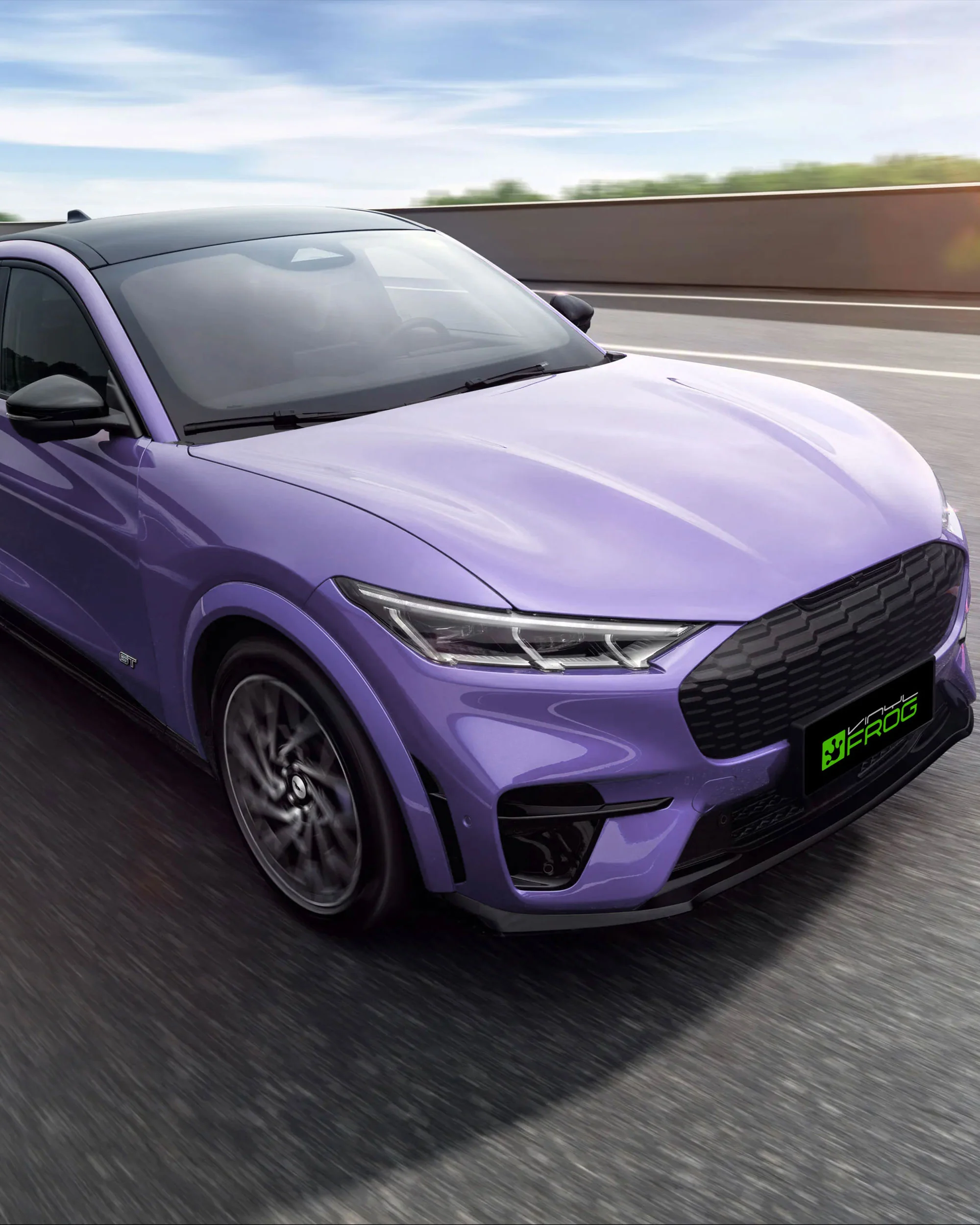 Glossy Metallic Pastel Purple Color PPF (Paint Protection Film) - Image 3