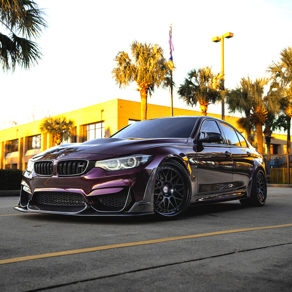 Glossy Metallic Plum Purple Vinyl Wrap - Image 10