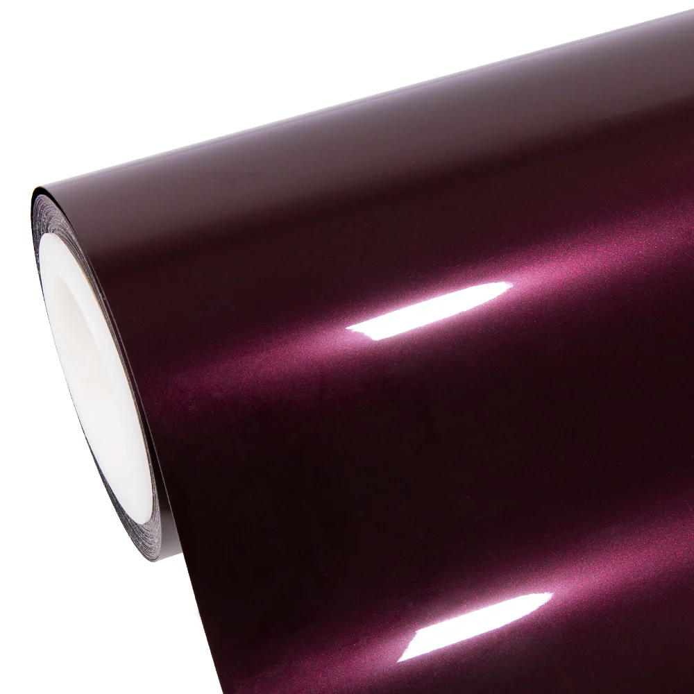 Glossy Metallic Plum Purple Vinyl Wrap - Image 14