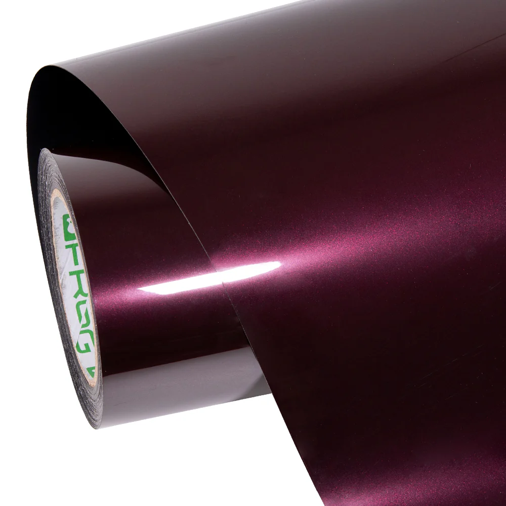 Glossy Metallic Plum Purple Vinyl Wrap - Image 15