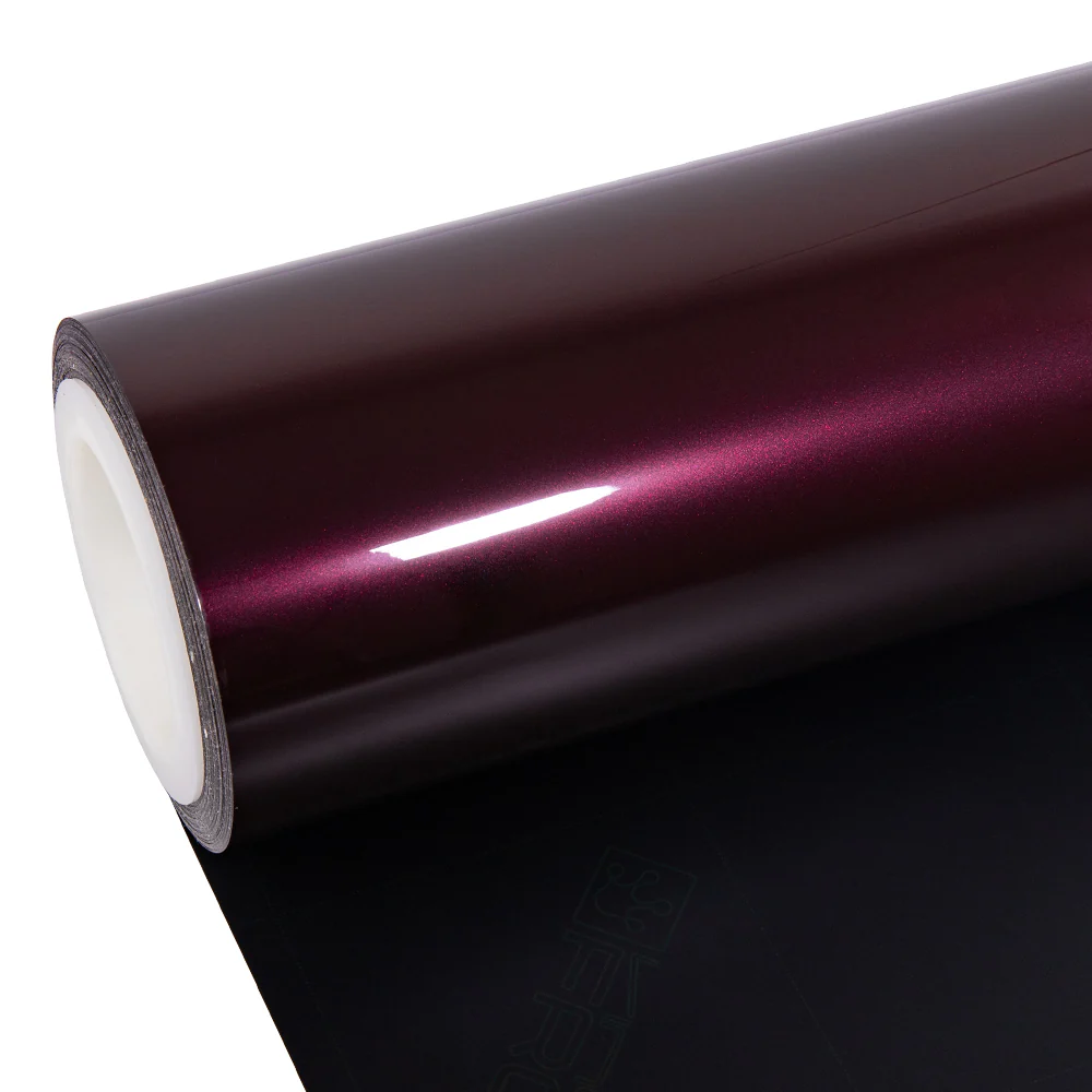 Glossy Metallic Plum Purple Vinyl Wrap - Image 16