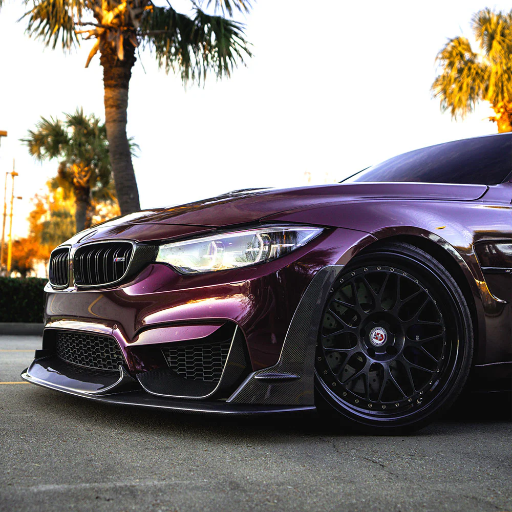 Glossy Metallic Plum Purple Vinyl Wrap - Image 5