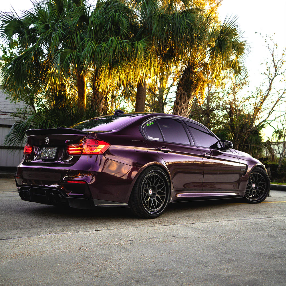 Glossy Metallic Plum Purple Vinyl Wrap - Image 6