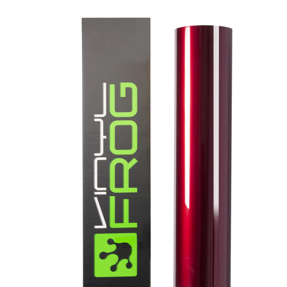 Glossy Metallic Raspberry Red Vinyl Wrap - Image 10