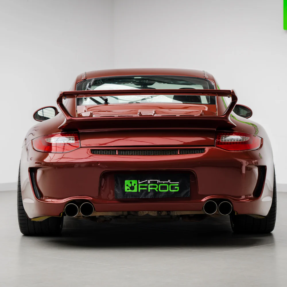 Glossy Metallic Cherry Red Vinyl Wrap - Image 5