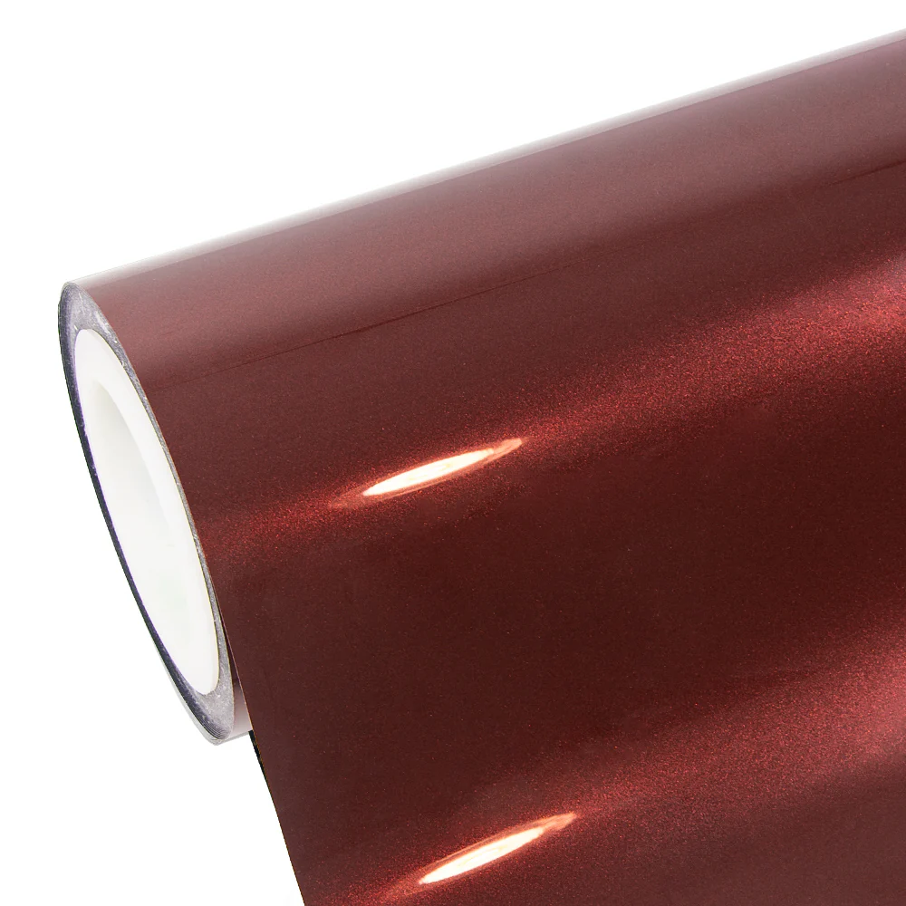 Glossy Metallic Cherry Red Vinyl Wrap - Image 7