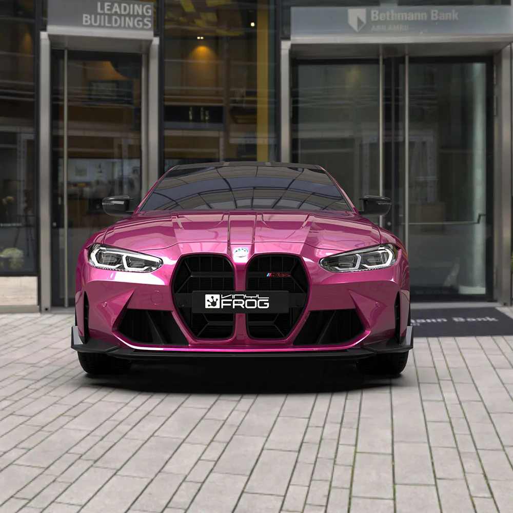 Glossy Metallic Rich Maroon Vinyl Wrap - Image 4