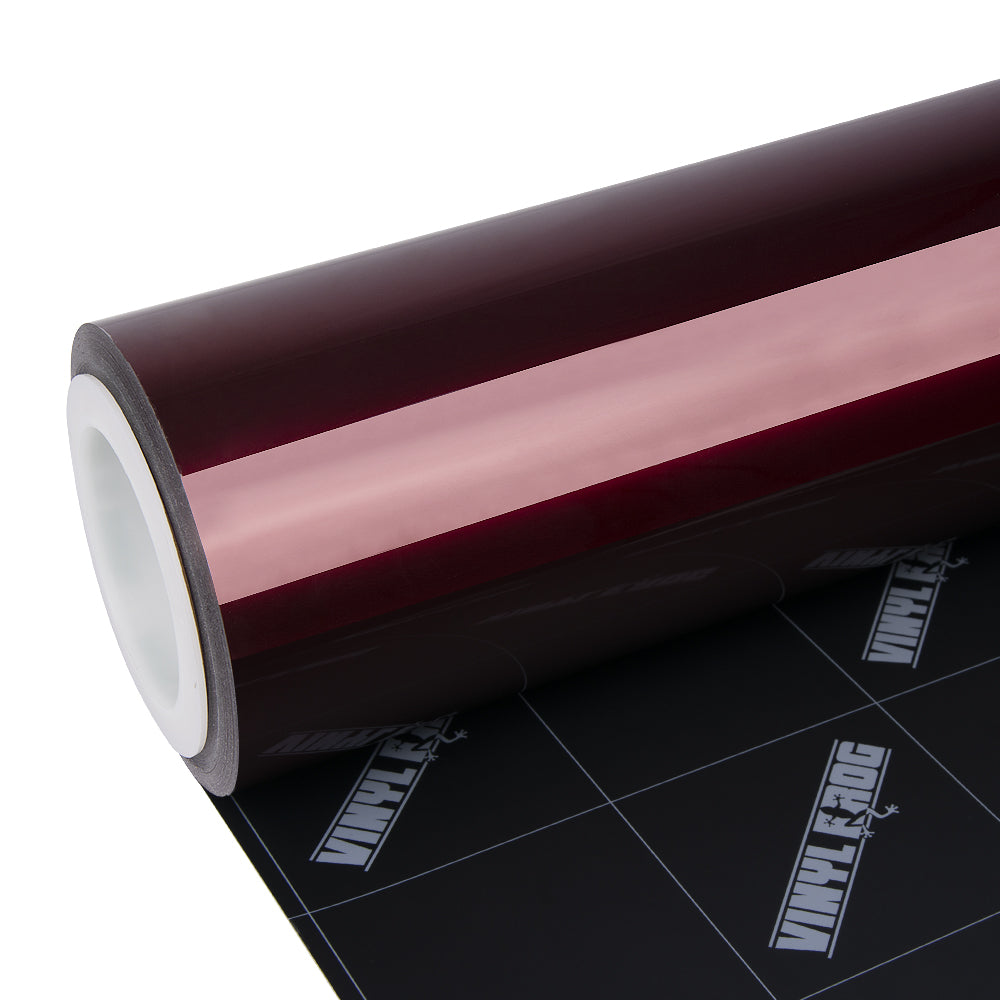 Glossy Metallic Rosewood Red Vinyl Wrap - Image 10