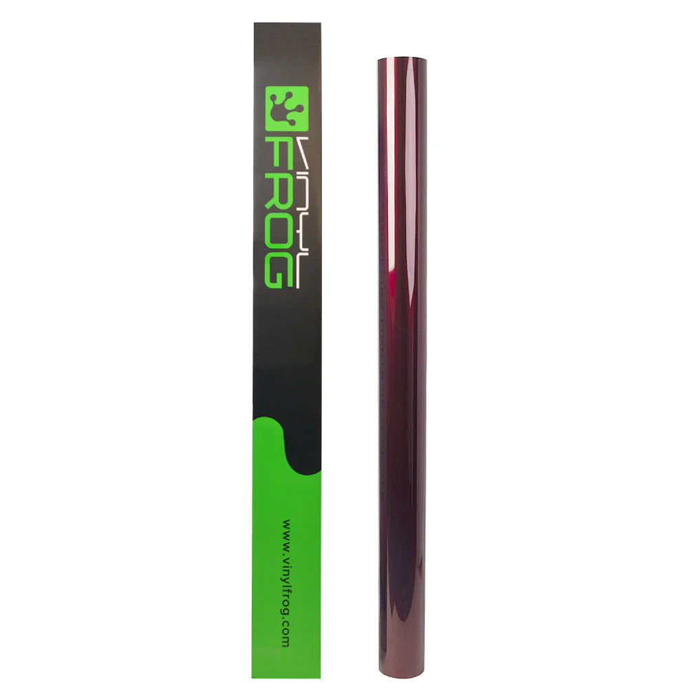 Glossy Metallic Rosewood Red Vinyl Wrap - Image 11