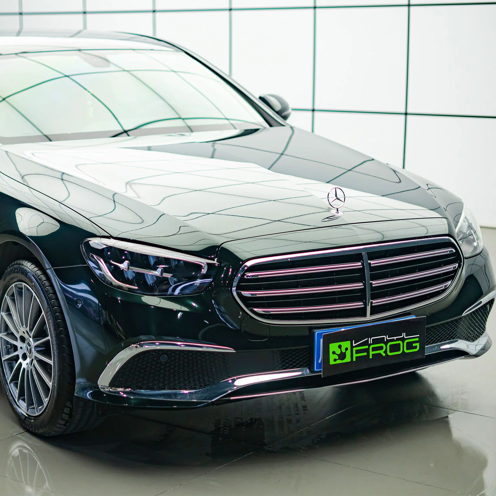 Glossy Metallic Royal Green Color PPF (Paint Protection Film) - Image 3