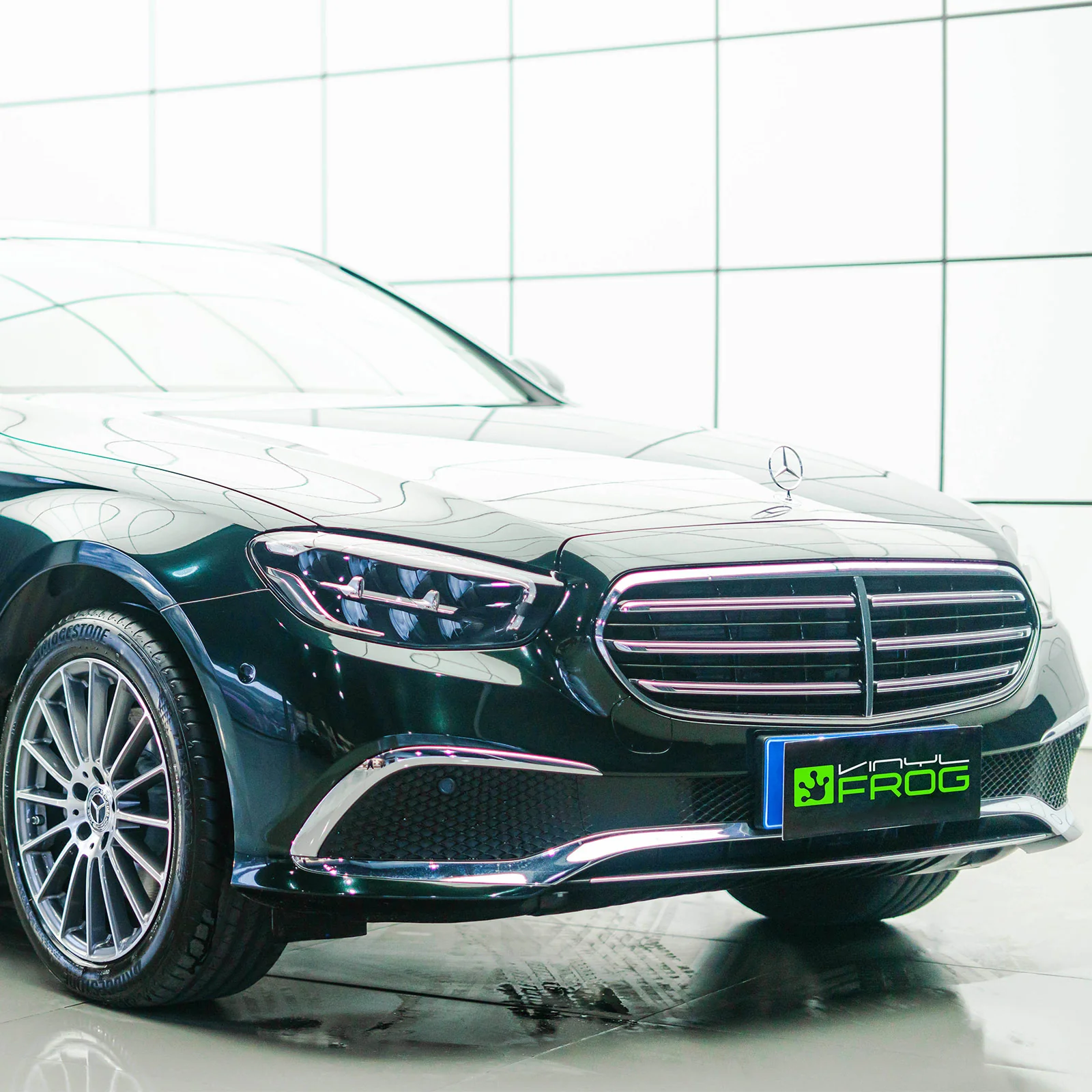 Glossy Metallic Royal Green Color PPF (Paint Protection Film) - Image 4
