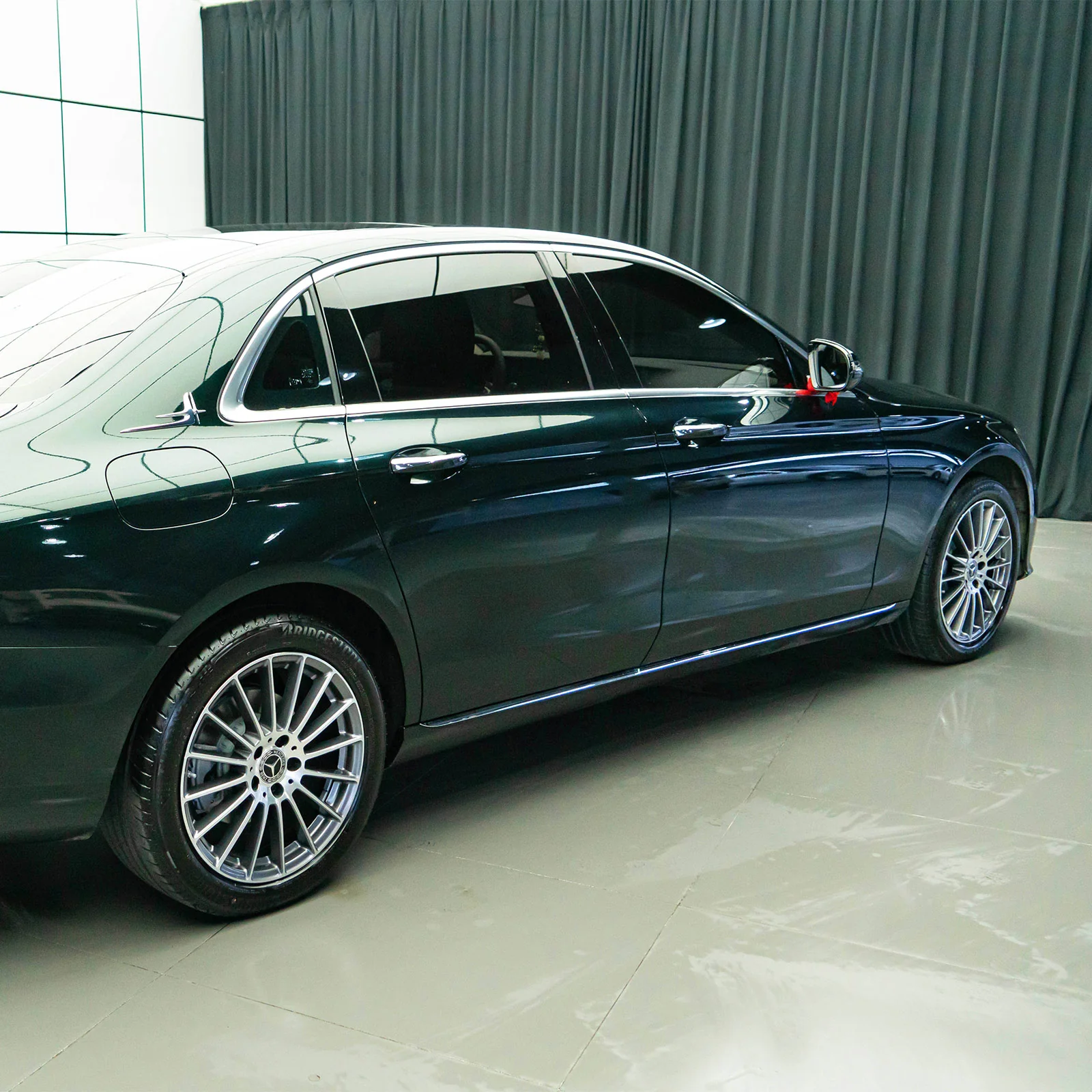 Glossy Metallic Royal Green Color PPF (Paint Protection Film) - Image 7