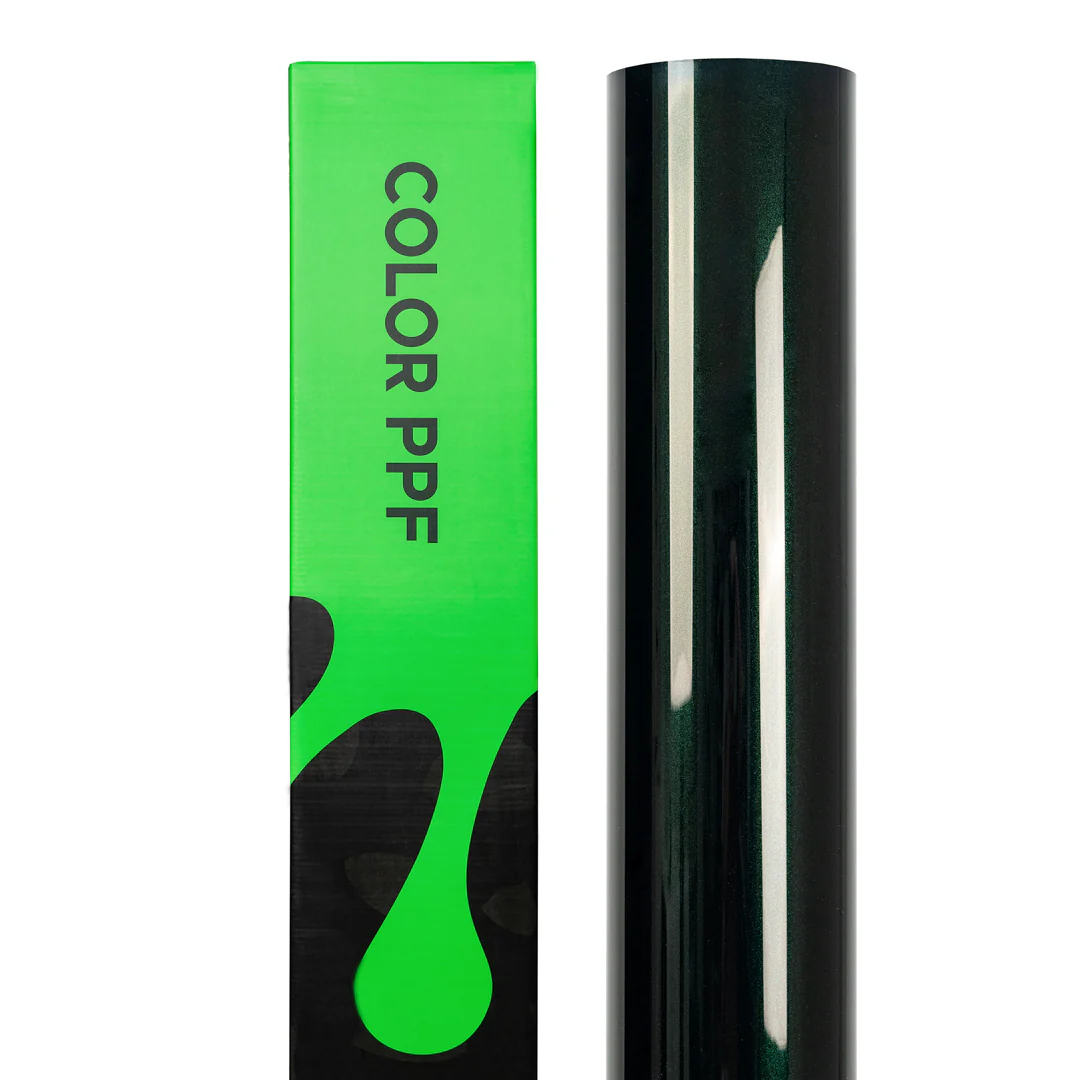 Glossy Metallic Royal Green Color PPF (Wet Application) - Image 12