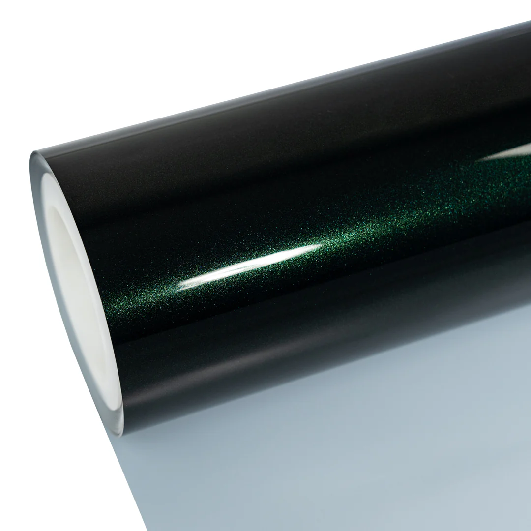 Glossy Metallic Royal Green Color PPF (Wet Application) - Image 9
