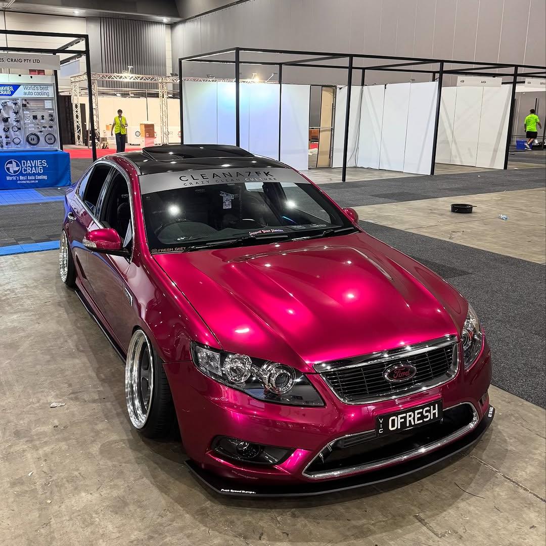 Glossy Metallic Rubellite Purple Vinyl Wrap - Image 5