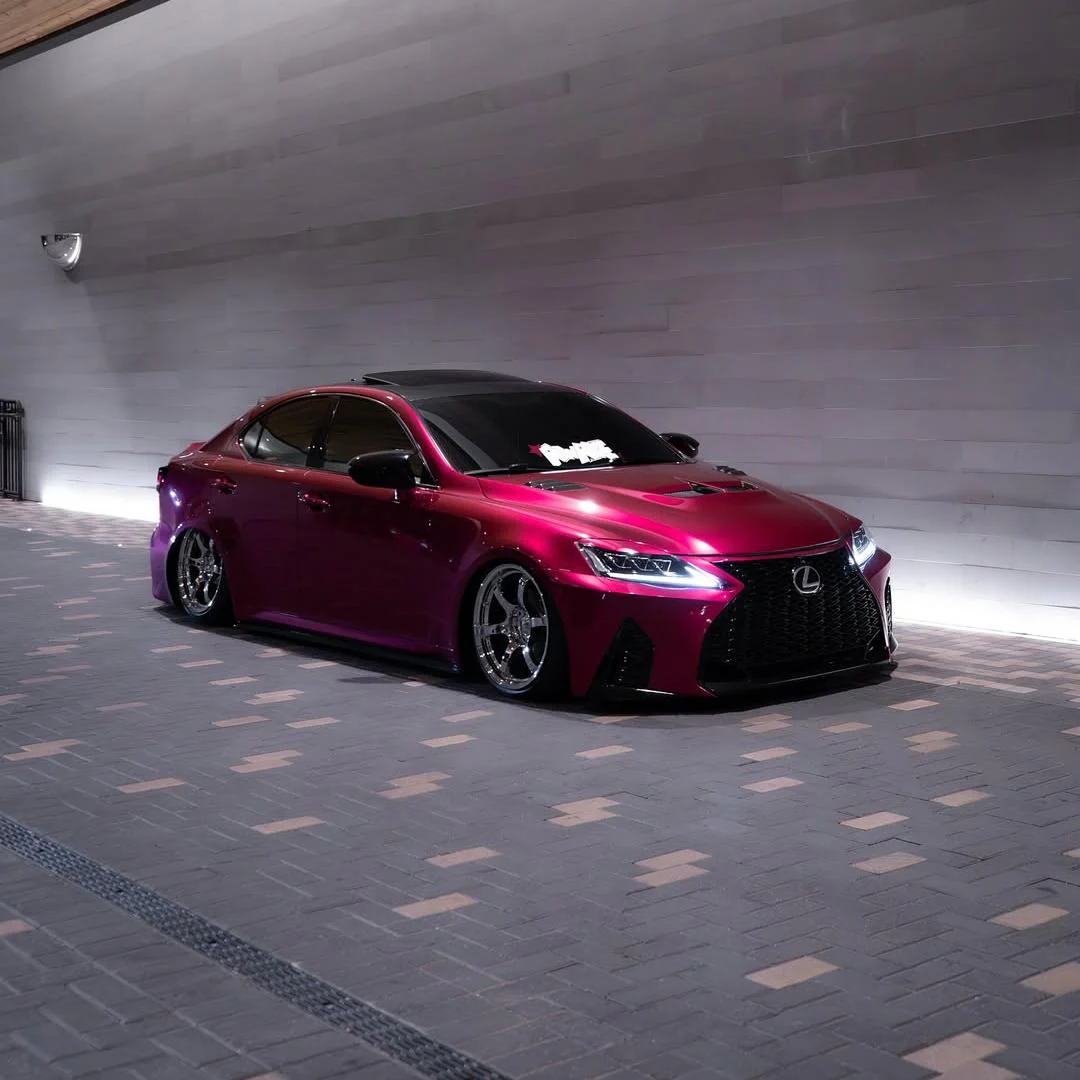 Glossy Metallic Rubellite Purple Vinyl Wrap - Image 6