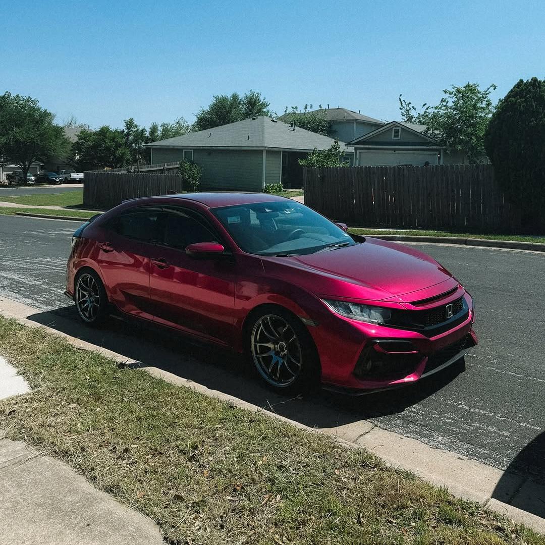 Glossy Metallic Rubellite Purple Vinyl Wrap - Image 7