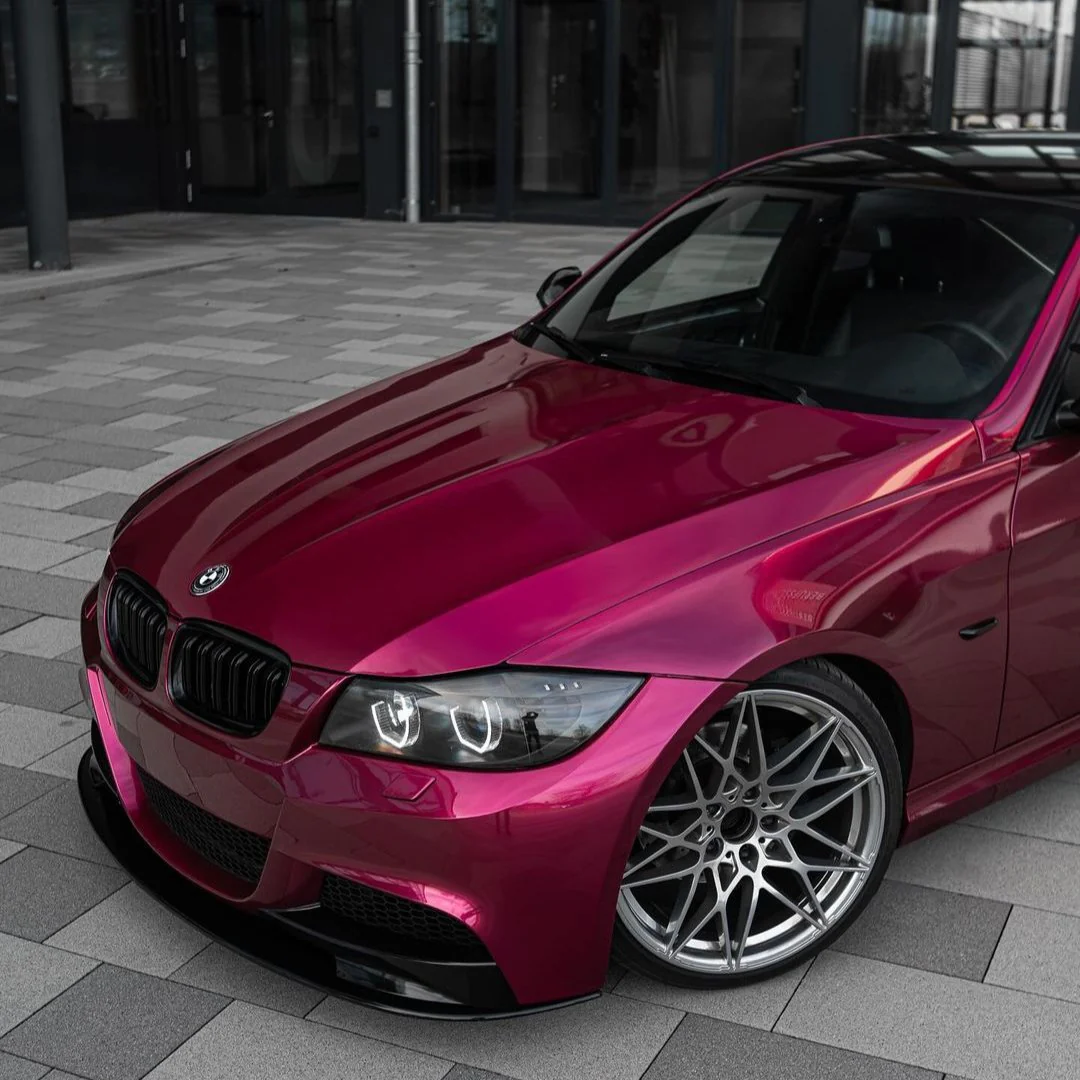 Glossy Metallic Rubellite Purple Vinyl Wrap - Image 8