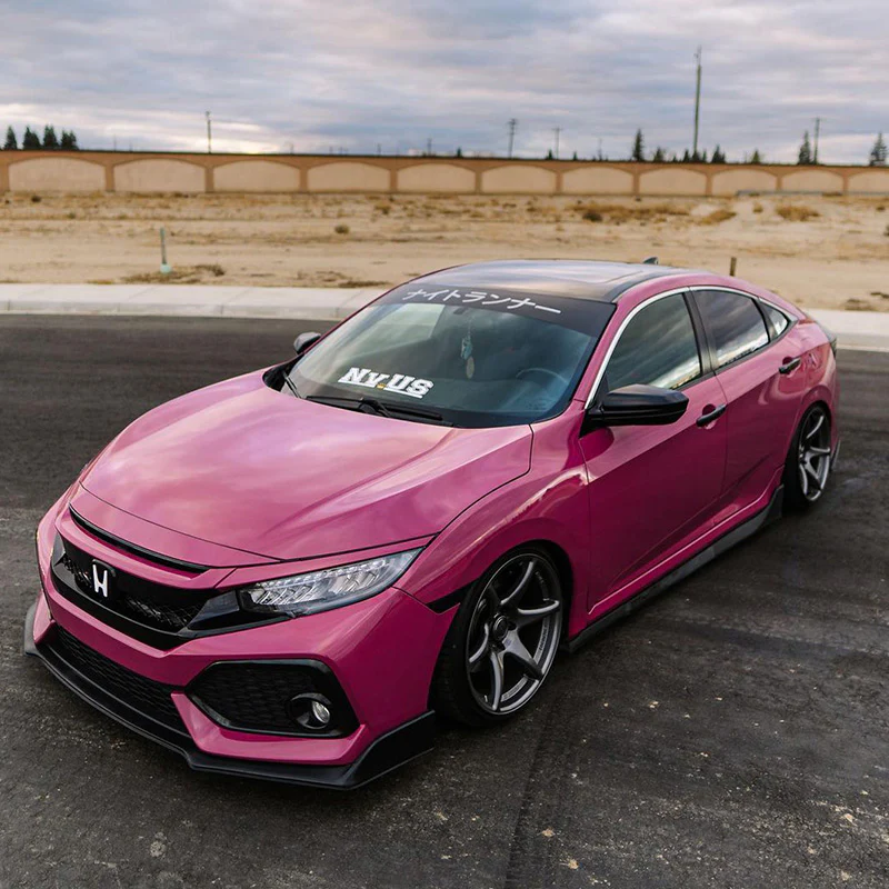 High Glossy Ruby Star Vinyl Wrap - Image 2