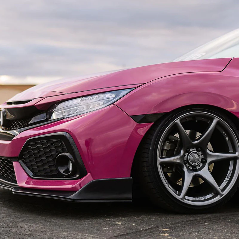 High Glossy Ruby Star Vinyl Wrap - Image 3